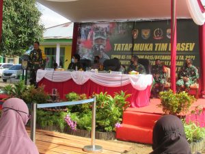 Pandemi Belum Berakhir, Ketua Tim Wasev Mabes TNI AD Ingatkan Masyarakat Sungaiterap Selalu Menerapkan 3M