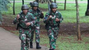 Tingkatkan Kemampuan Fisik, Prajurit “Nanggala” Berlatih Cross Country