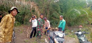 Kerjasama yang baik ditunjukkan Satgas TMMD Kodim 0415 Batanghari