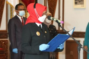 Pesan PJ Gubernur Jambi Saat Lantik Bupati/Wabup dan Ketua TP PKK/Dekranasda Tanjab Timur