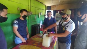 Tim Ops Pekat Siginjai Polda Jambi, Amankan Jukir Liar dan Miras Jenis Tuak