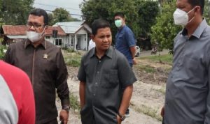 Komisi III DPRD Kota Jambi Tinjau Pekerjaan Penimbunan Lahan