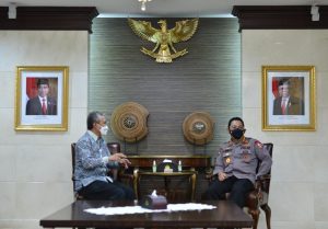 Silahturahmi ke Kapolri, Dirjen Bea Cukai Minta Dukungan Naikan PNBP