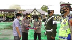 Polres Tanjab Barat, Apel Gelar Pasukan Operasi Keselamatan 2021