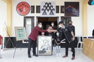 Lukisan dan Pergelaran Teater ‘Merangin Betandang’ di Taman Budaya Jambi