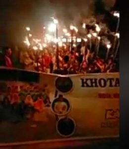 Masyarakat Tanahtumbuh Gelar Pawai Obor, Tradisi Sambut Bulan Ramadhan