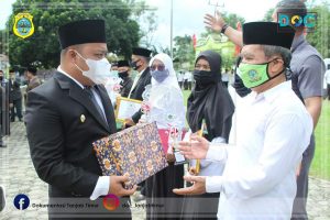 Wabup Tanjabtim Monitoring Penyuntikan Vaksin di Puskesmas Kuala Jambi