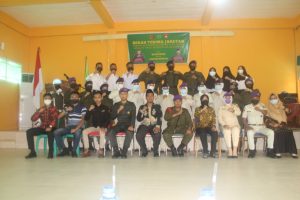 Serah Terima Jabatan Komandan Resimen Mahasiswa Satuan 010 STAI An-Nadwah Kuala Tungkal Tahun 2021