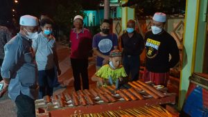 Kapolres Tanjab Barat didampingi Kapolsek Tungkal ilir Tinjau Peserta “Gema Membumi”