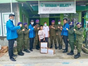 Peduli Sesama, Menwa Satuan 010 STAI An-Nadwah Kuala Tungkal Adakan Bakti Sosial