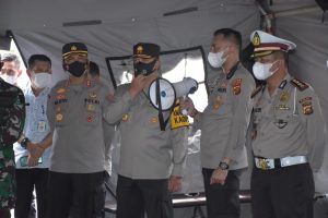 Kapolda Jambi Tinjau Kesiapan Pos Penyekatan Arus Mudik Lebaran Perbatasan Jambi-Sumbar