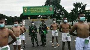 Pangdam II/Sriwijaya Pimpin Sidang Pantukhir Calon Tamtama Gelombang – I TA 2021