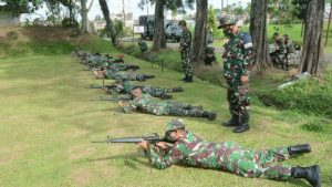 Tingkatkan Kemampuan Menembak Prajurit, Seskoad Gelar Latihan Menembak