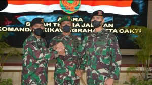 Pangdam II/Sriwijaya Pimpin Sertijab Komandan Kompi Kavaleri 5/Graha Ceta Cakti