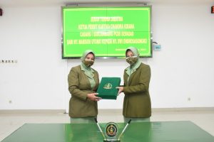 Ketua Persit KCK PCBS Seskoad Pimpin Sertijab Ketua Persit Cabang 1 Sdirjianbang