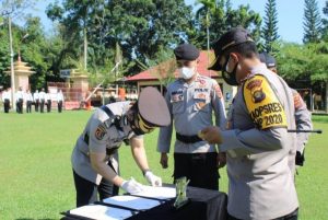 Kapolres Muarojambi Pimpin Sertijab Waka, Kasat dan Kapolsek