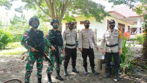 Sinergitas TNI-Polri Amankan Perayaan Paskah Di Perbatasan