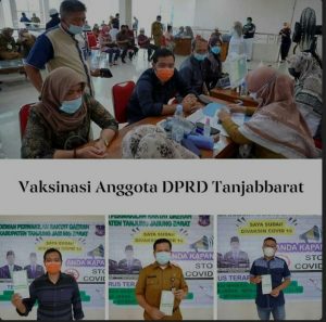 DPRD Tanjabbar Laksanakan vaksin Covid-19