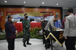 Kasrem 042/Gapu Hadiri Pencanangan Zona Integritas menuju WBK dan WBBM di Polda Jambi