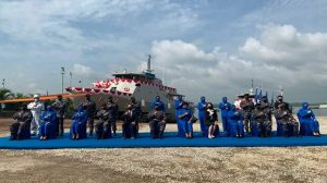 KSAL Luncurkan Dua Kapal Perang Baru Jaga Keamanan laut 