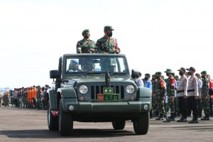 Pangdam II/Swj Pimpin Apel Gelar Kesiapan Latihan Operasional Karhutla di Wilayah Kodam