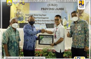 Hadiri Pembukaan Forum Jasa Konstruksi Daerah, Kadis PUPR: SDM Unggul Menuju Infrastruktur Maju