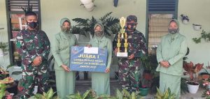 Kodim Kerinci Raih Prestasi Rumah Sehat HUT Persit Ke 75 Tingkat Kodam