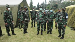 Komandan Seskoad Tinjau Latihan Medan Tingkat Brigif