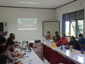 Dandim Tanjab Ikuti Rapat Koordinasi Tentang Pencegahan dan Penanggulangan Karhutla di HLG Londerang