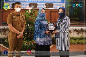 Ketua TP PKK Tanjab Timur Sambut Kunjungan TP PKK Sungai Penuh