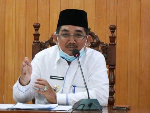 Dalam Rakor Satgas Covid-19, Bupati Tanjab Barat: Saya Turun Langsung