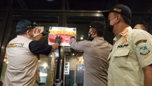 Masih ‘Membandel’ Unico Cafe Disegel Lagi oleh Satpol PP Kota Jambi