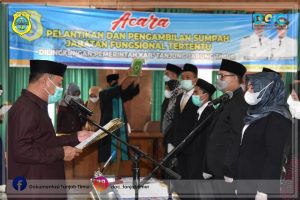 Pelantikan dan Pengambilan Sumpah Jabatan Fungsional