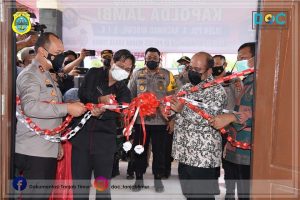 Peresmian Mapolsek Muara Sabak Timur