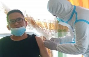 Pegawai Diskominfo Divaksin Covid-19 Dosis Kedua