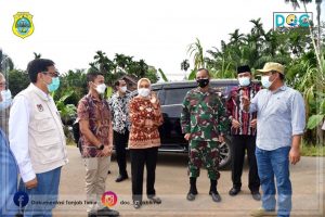 Bupati Tanjab Timur Dampingi Gubernur Jambi Tinjau PSU