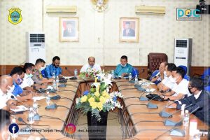 Wabup Tanjabtim Pimpin Rapat Pendistribusian LPG 3 Kg untuk Lima Kecamatan