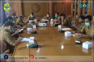 Sekda Tanjab Timur Didampingi OPD Serta Kabag Gelar Rapat Persiapan Pelantikan Bupati dan Wakil Bupati