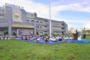 Koarmada III Gelar Salat Idul Fitri Dengan Tetap Disiplin Terapkan Prokes