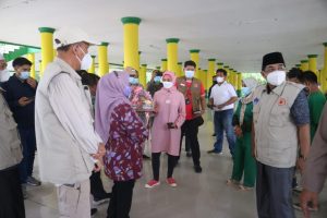 Bupati Tanjab Barat Sambut Kunker PJ Gubernur Jambi di Penyekatan Perbatasan