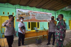 Kapolda Jambi didampingi Danrem 042/Gapu Cek TPS di Wilayah Muarojambi