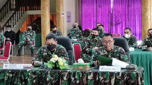 Taklimat Akhir Wasum dari Tim Itdam ll/Swj  TW. l TA 2021 di Korem 042/Gapu