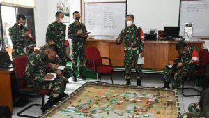 PASIS DIKREG LX SESKOAD melaksanakan Latihan Posko I / Brigade