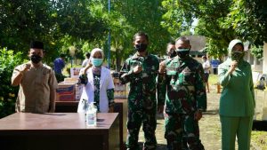 Hari kedua Lebaran, Danrem 042/Gapu Sapa Pasien Covid-19 di Tempat-tempat Isolasi