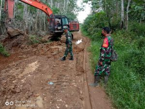 Pra TMMD 111 Kodim Sarko Maksimalkan Alat Berat