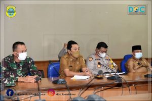 Sekda Tanjab Timur Ikuti Rakor Prokes dan Penangan Covid-19 Bersama Mendagri