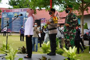 Danrem bersama Kapolda Dampingi Pj Gubernur Jambi Pimpin Apel Gelar Pasukan Ketupat Jaya 2021