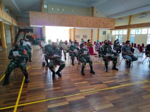 Umat Nasrani Korem 042/Gapu Lakukan Ibadah Bersama di Balai Prajurit