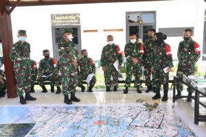 Komandan Seskoad Tinjau Latihan Posko I Tingkat Brigade