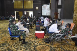 Organik Seskoad Melaksanakan Donor Darah